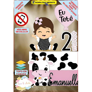 Arquivo de Corte Topo Eu Amo Tete (Leia a Descrição)