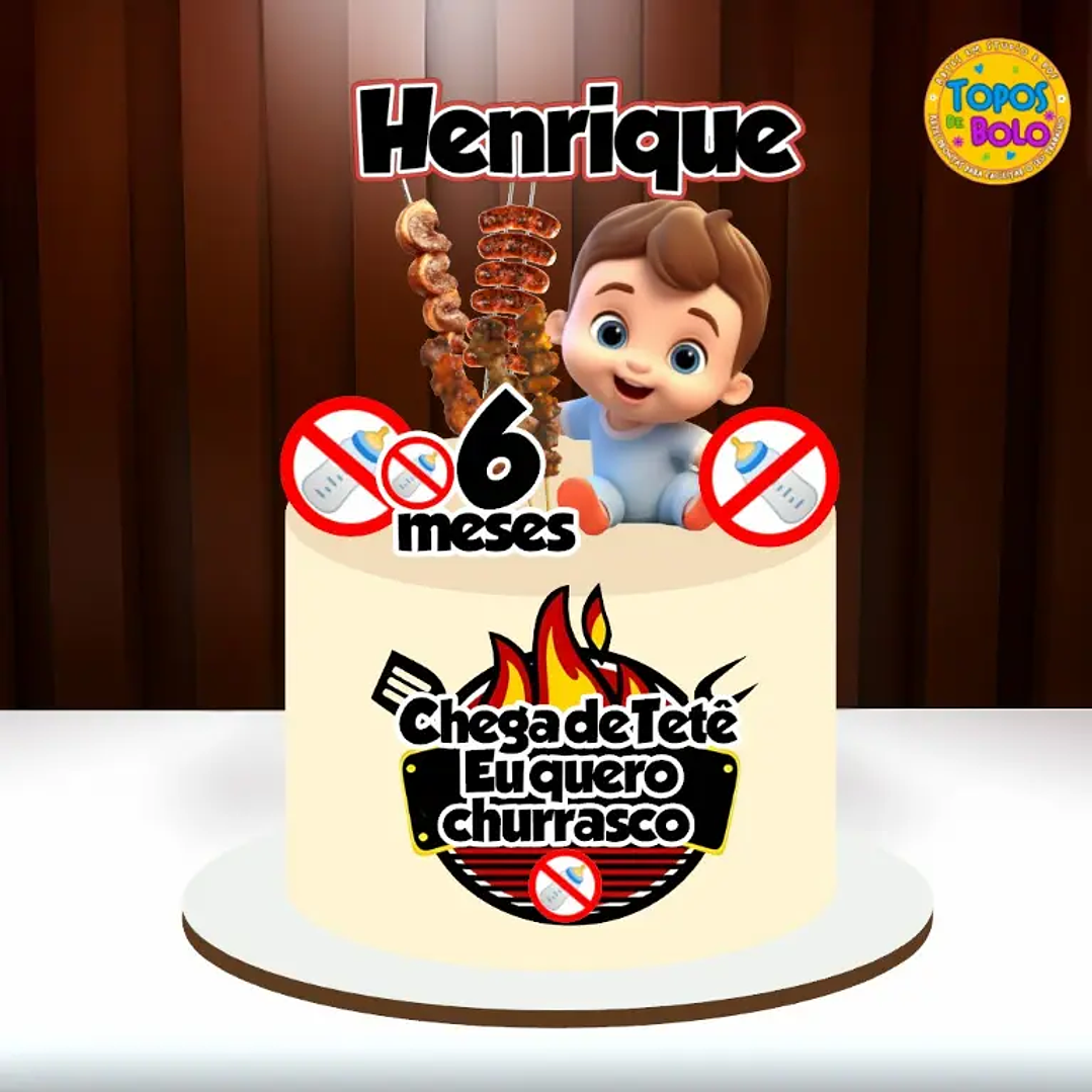 Arquivo de Corte Topo Chega de Tete (Leia a Descrição) 1