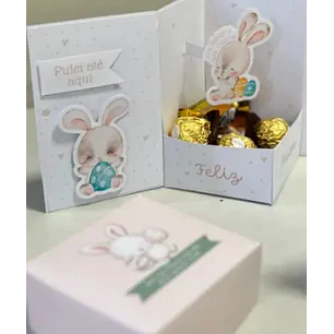 Arquivo de Corte  Caixa Cenario Páscoa  (Leia a Descrição)