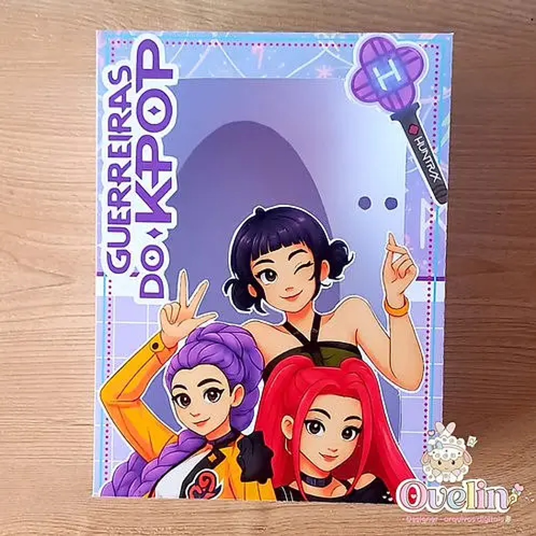 Arquivo de Corte Porta Ovo Guerreiras do K-Pop (Leia a Descrição) 1