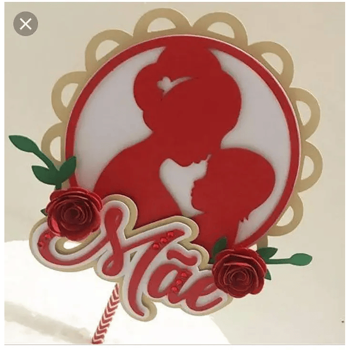 Arquivo de Corte Topo Dia das Mães (Leia a Descrição) 1