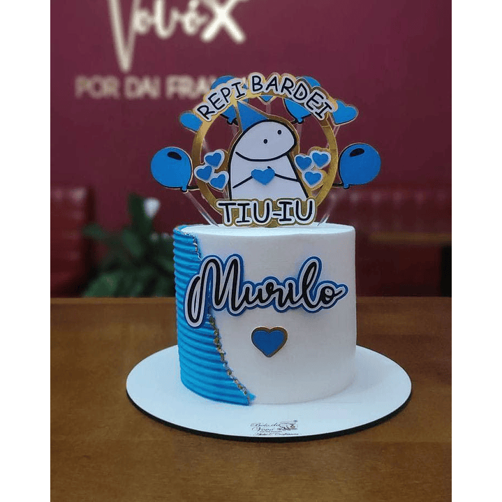 Arquivo de Corte Topo de Bolo Flork 1