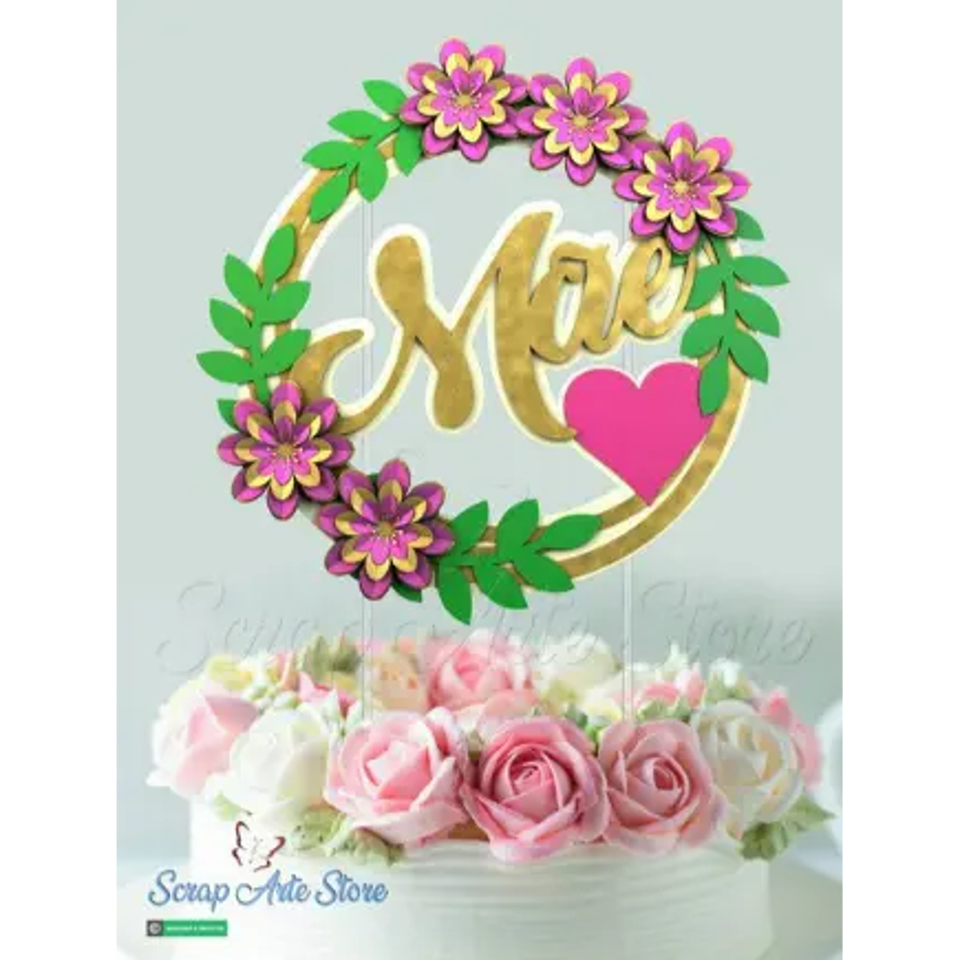 Arquivo de Corte Topo Dia das Mães (Leia a Descrição) 1