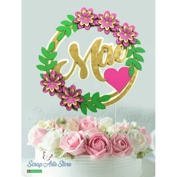 Arquivo de Corte Topo Dia das Mães (Leia a Descrição) 1