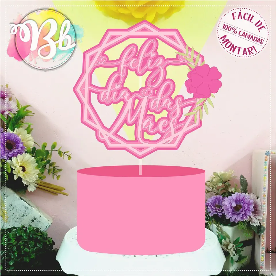 Arquivo de Corte Topo Dia das Mães (Leia a Descrição) 1