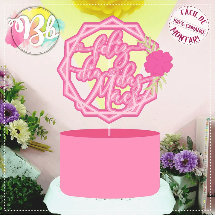 Arquivo de Corte Topo Dia das Mães (Leia a Descrição) 1