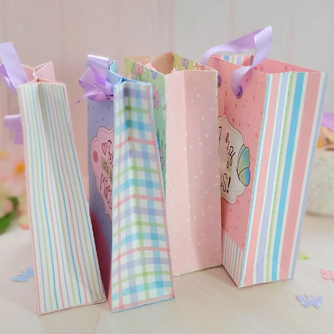 Arquivo de Corte Sacolinha Dia das Mães (Leia a Descrição) 1