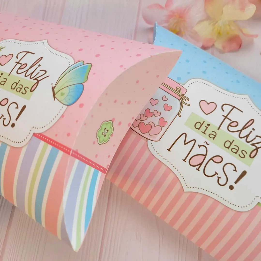 Arquivo de Corte Caixa Almofada Dia das Mães (Leia a Descrição) 1