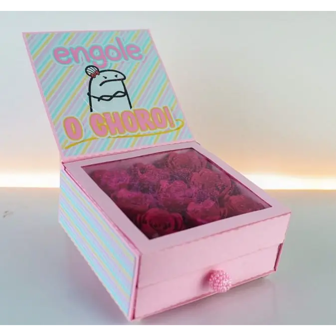 Arquivo de Corte  Caixa de  Rosas Dia das Mães (Leia a Descrição) 1