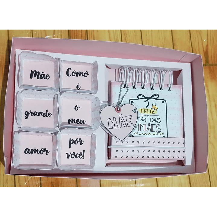 Arquivo de Corte  Caixa de Presente Dia das Mães (Leia a Descrição) 1