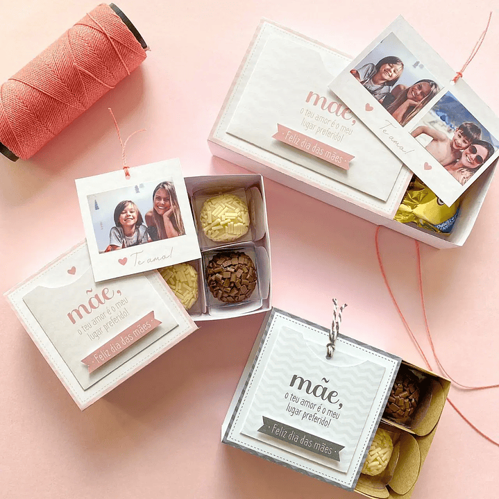 Arquivo de Corte  Caixa de Doces Dia das Mães (Leia a Descrição) 1