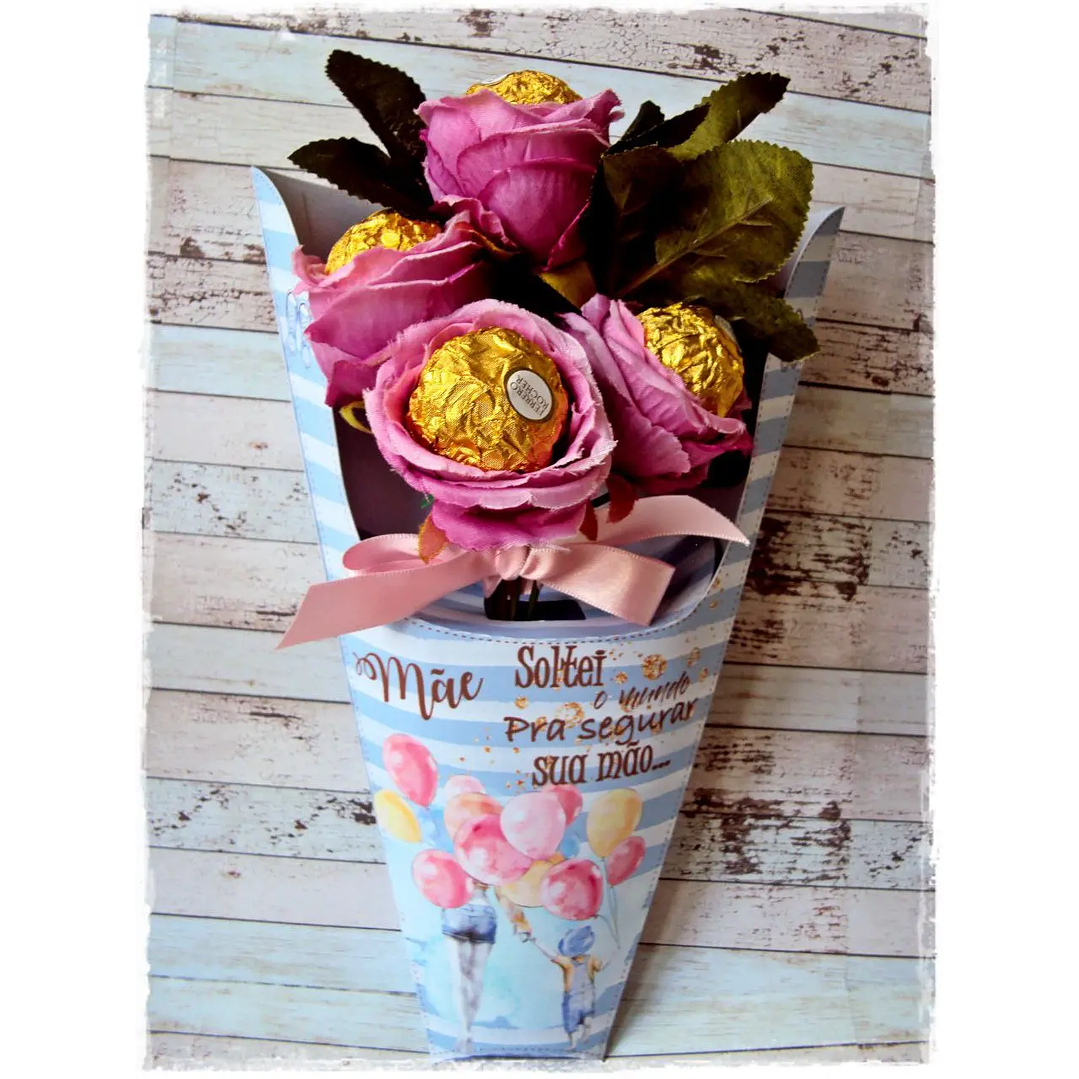 Arquivo de Corte Cone Dia das Mães (Leia a Descrição) 1