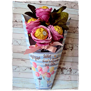 Arquivo de Corte Cone Dia das Mães (Leia a Descrição)