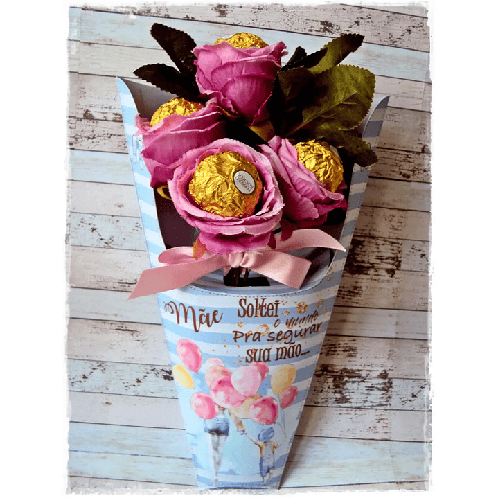 Arquivo de Corte Cone Dia das Mães (Leia a Descrição) 1