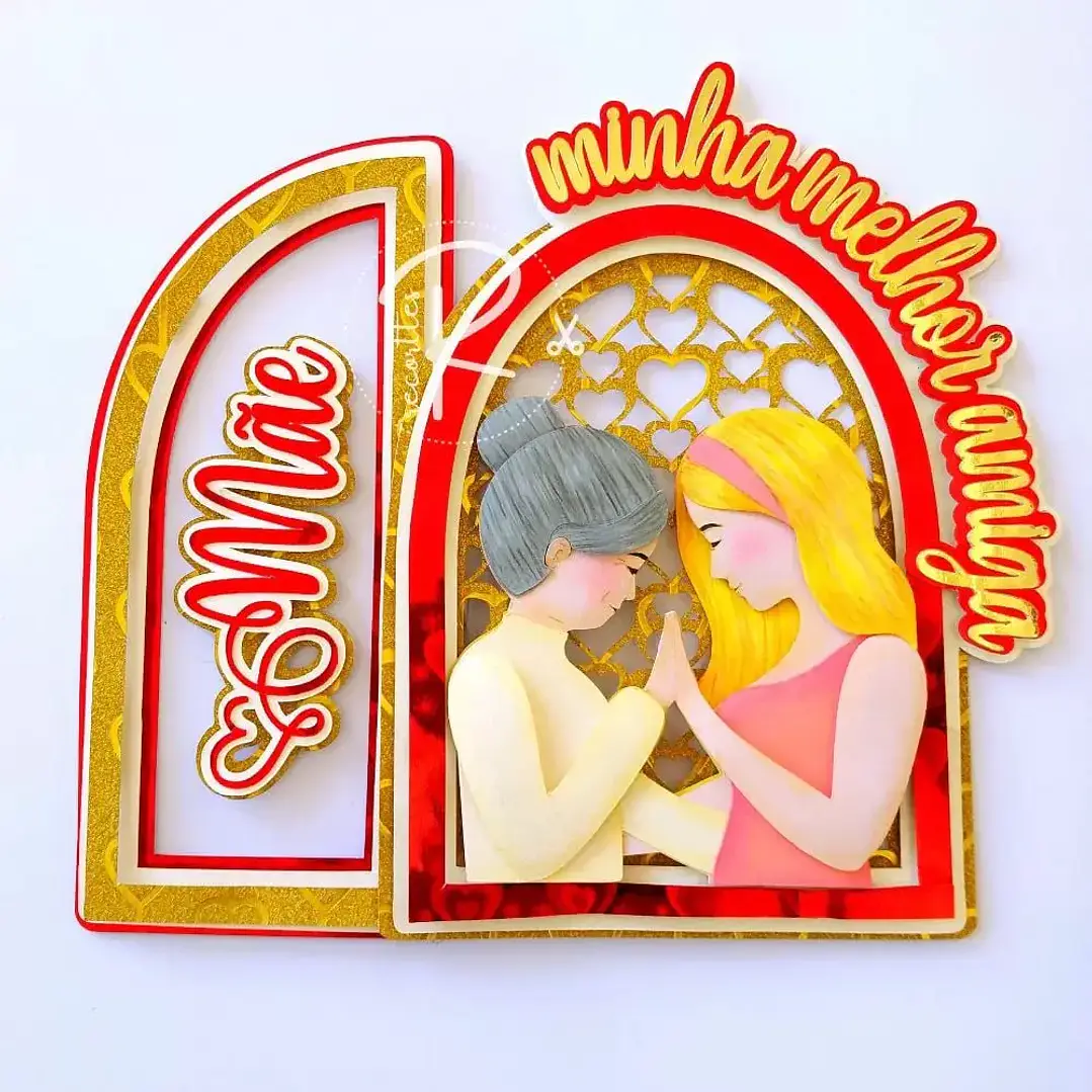 Arquivo de Corte Topo Dia das Mães (Leia a Descrição) 1