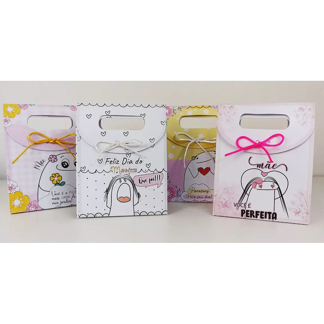 Arquivo de Corte Sacola Flork Dia das Mães (Leia a Descrição) 1