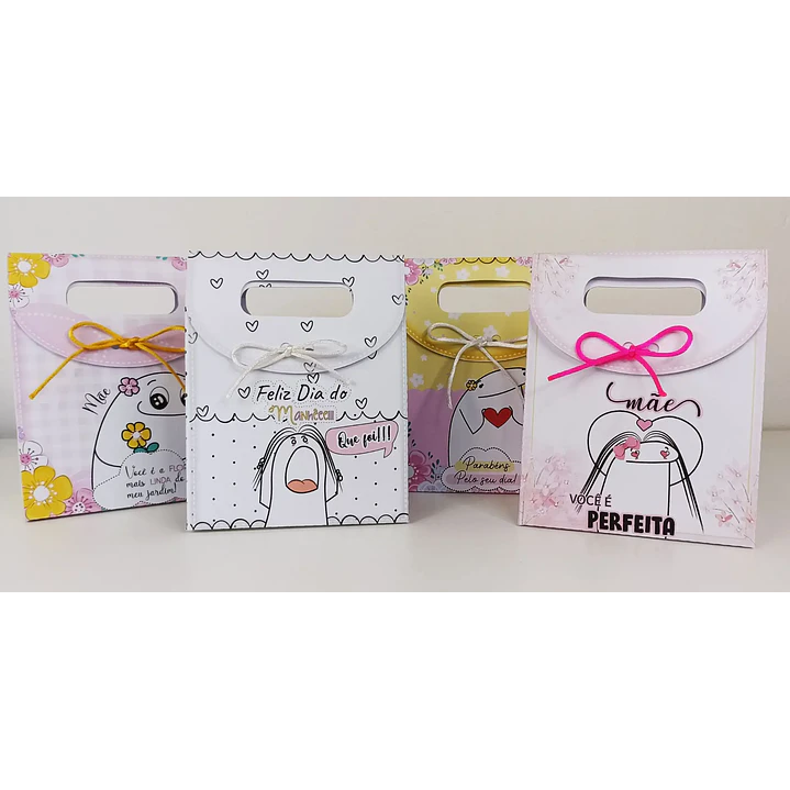 Arquivo de Corte Sacola Flork Dia das Mães (Leia a Descrição) 1