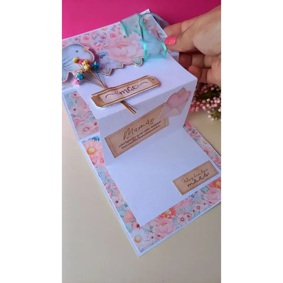 Arquivo de Corte Card Brinde Dia das Mães (Leia a Descrição) 1