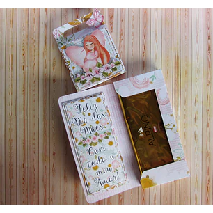 Arquivo de Corte Card Barra de Chocolate Dia das Mães (Leia a Descrição)