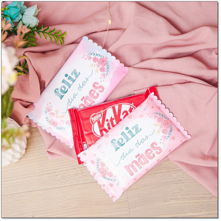 Arquivo de Corte Embalagem Kit Kat Dia das Mães (Leia a Descrição) 1