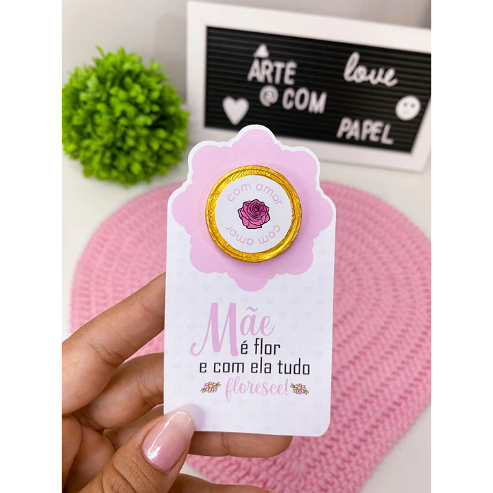 Arquivo de Corte Card Moeda Flor (Leia a Descrição) 1