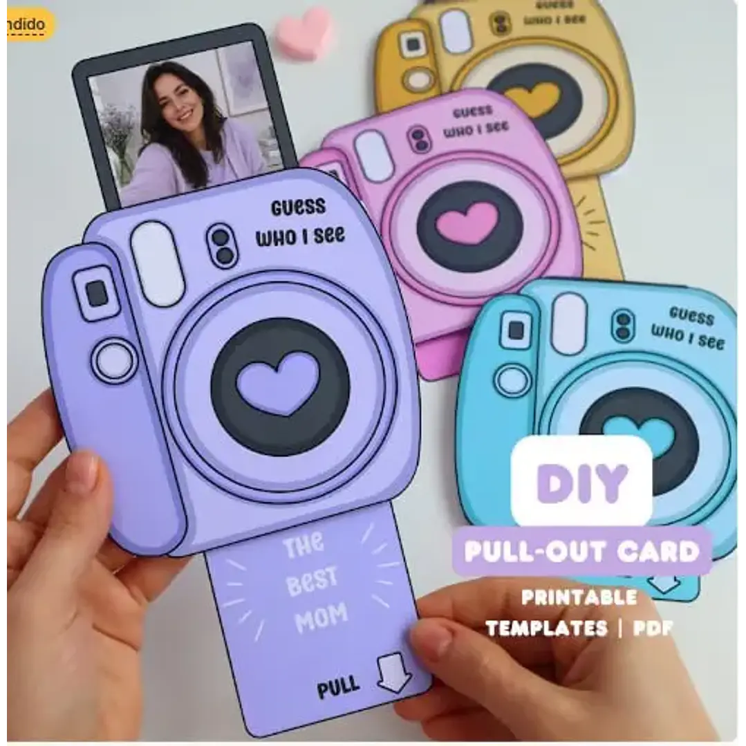 Arquivo de Corte Câmera Dia das Mães (Leia a Descrição) 1