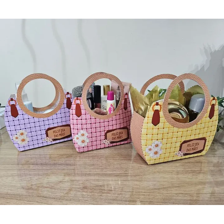 Arquivo de Corte 3 Bolsas Dia das Mães (Leia a Descrição) 1