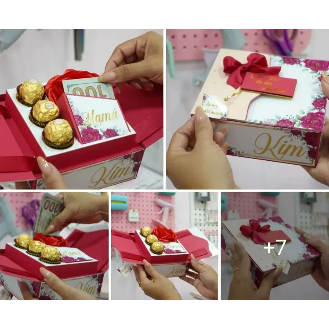 Arquivo de Corte Caixa BomBom Dia das Mães (Leia a Descrição) 1