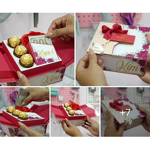 Arquivo de Corte Caixa BomBom Dia das Mães (Leia a Descrição)