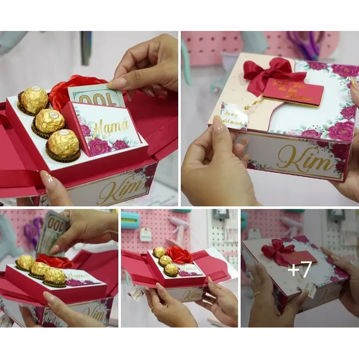 Arquivo de Corte Caixa BomBom Dia das Mães (Leia a Descrição) 1