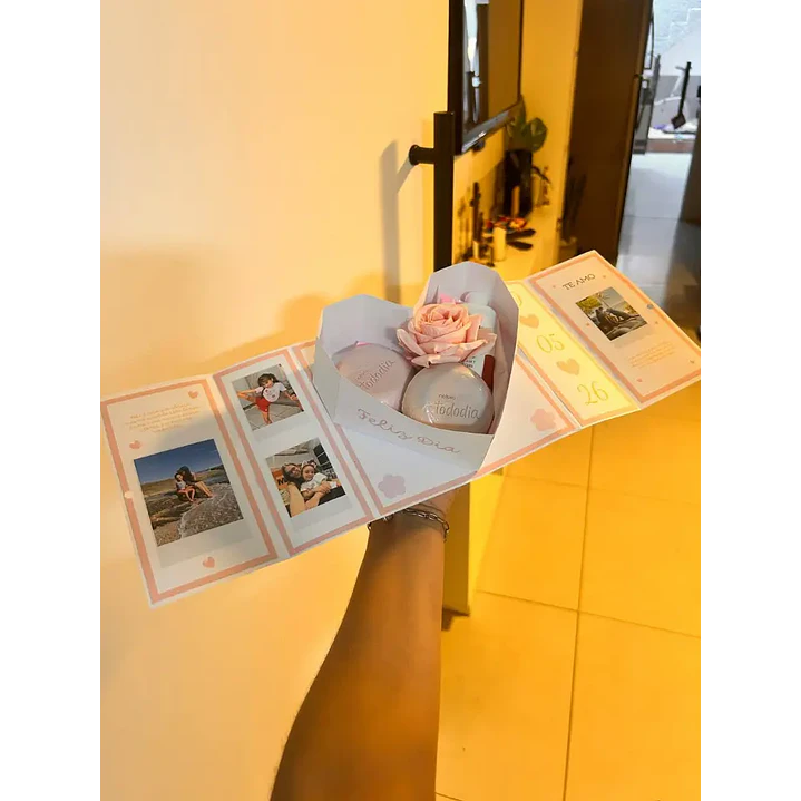 Arquivo de Corte Caixa Coração Rosa Dia das Mães (Leia a Descrição) 1