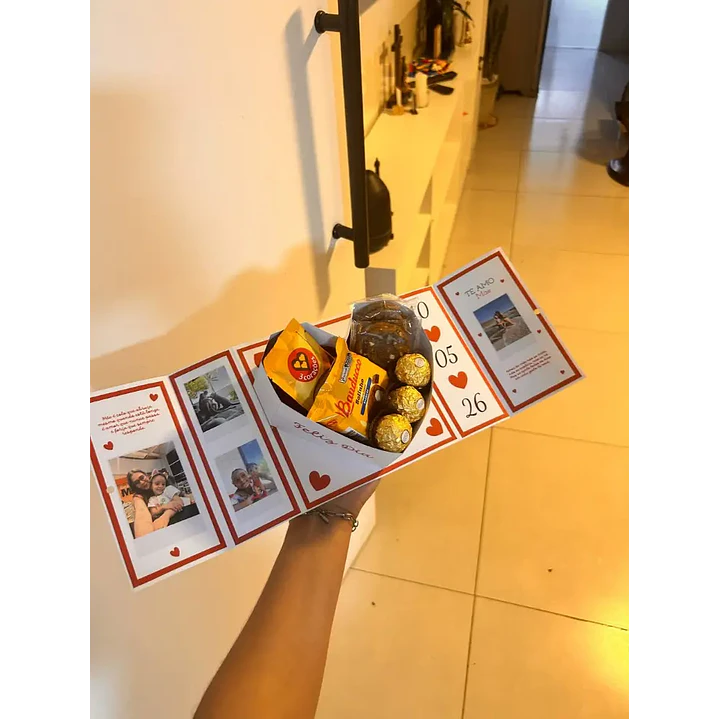 Arquivo de Corte Caixa Coração Vermelha Dia das Mães (Leia a Descrição) 1