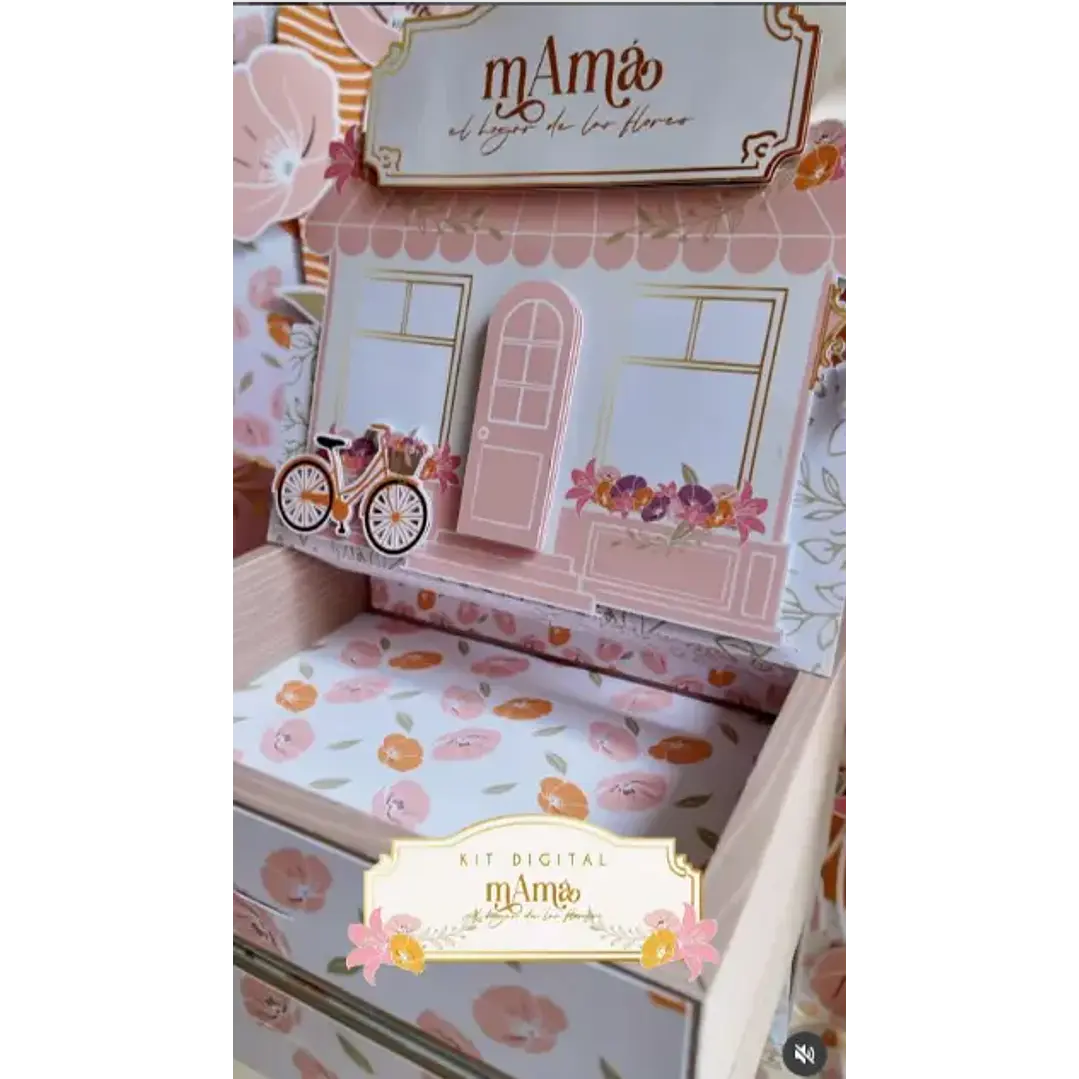 Arquivo de Corte Caixa Floricultura Dia das Mães (Leia a Descrição) 1