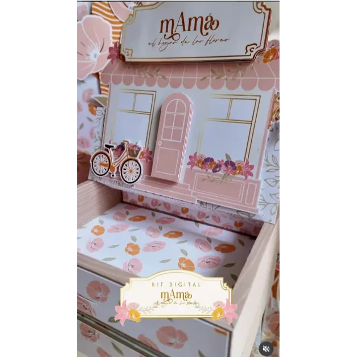 Arquivo de Corte Caixa Floricultura Dia das Mães (Leia a Descrição) 1