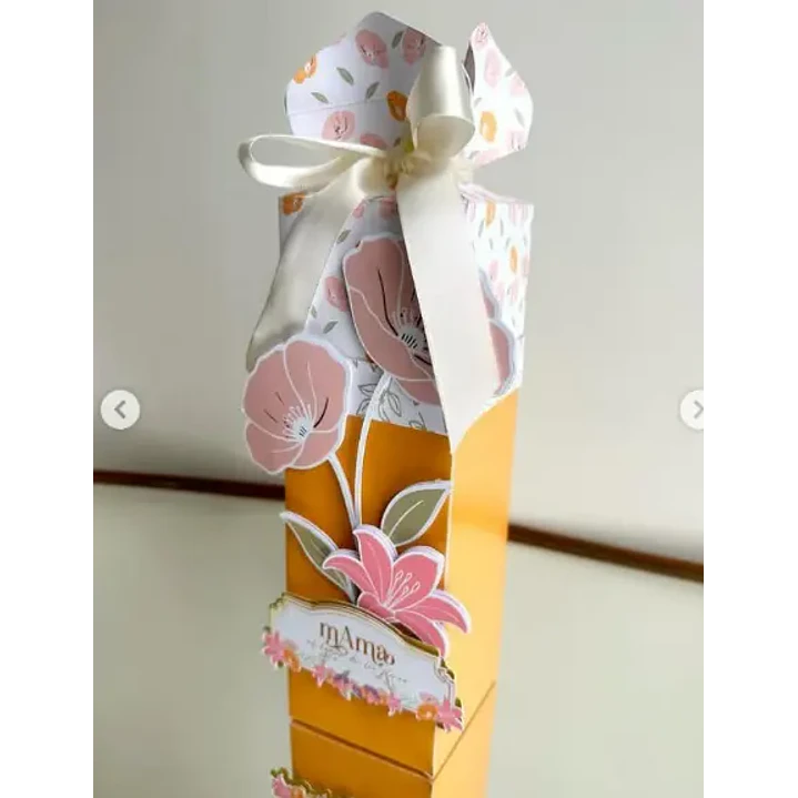 Arquivo de Corte Caixa Garrafa Dia das Mães (Leia a Descrição) 1