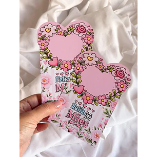 Arquivo de Corte Card Coração Dia das Mães (Leia a Descrição)