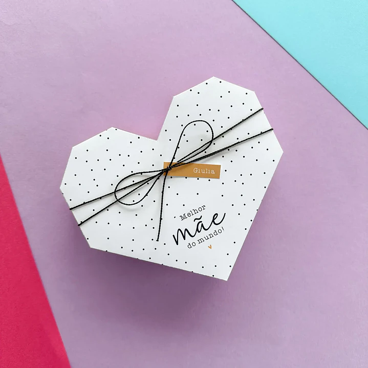 Arquivo de Corte Caixa Coração Dia das Mães (Leia a Descrição) 1