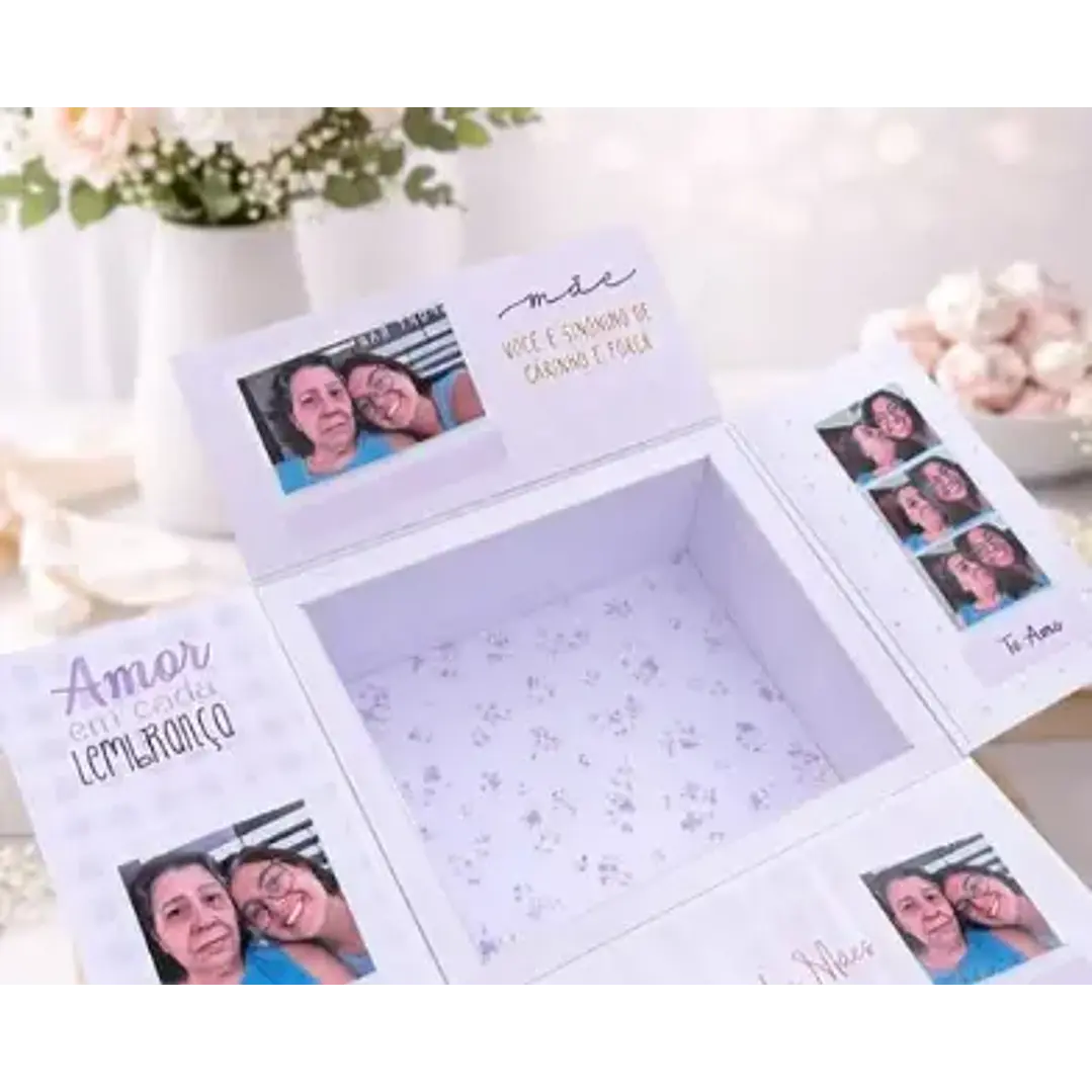 Arquivo de Corte Caixa 4 Abas Dia das Mães (Leia a Descrição) 1