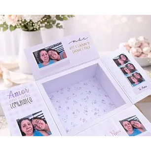 Arquivo de Corte Caixa 4 Abas Dia das Mães (Leia a Descrição)