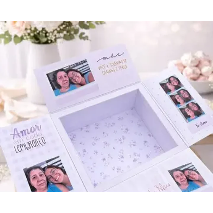 Arquivo de Corte Caixa 4 Abas Dia das Mães (Leia a Descrição) 1