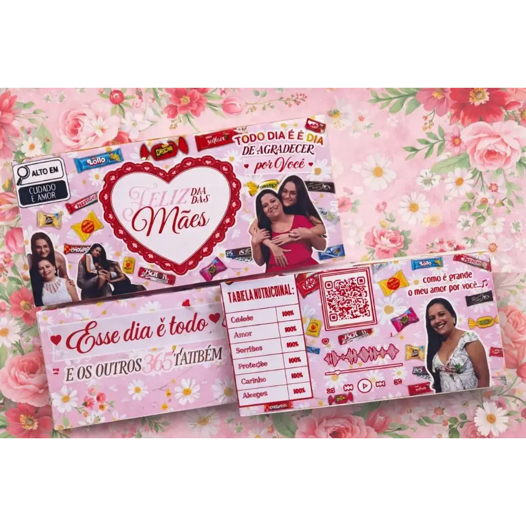 Arquivo de Corte Caixa BomBom Dia das Mães (Leia a Descrição) 1