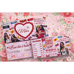 Arquivo de Corte Caixa BomBom Dia das Mães (Leia a Descrição)