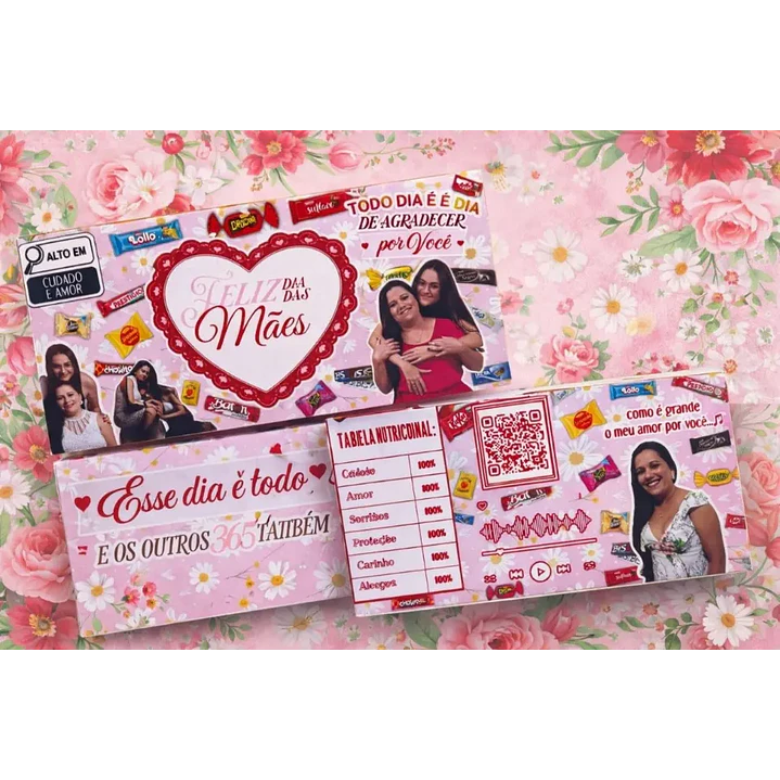 Arquivo de Corte Caixa BomBom Dia das Mães (Leia a Descrição) 1