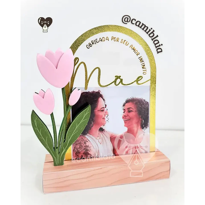 Arquivo de Corte Porta Retrato Dia das Mães (Leia a Descrição) 1