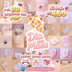 Arquivo de Corte Kit Mimos Dia das Mães (Leia a Descrição)