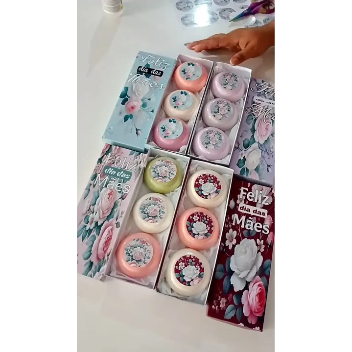 Arquivo de Corte Caixa Sabonete Dia das Mães (Leia a Descrição) 1