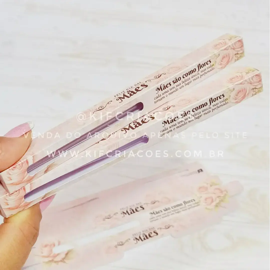 Arquivo de Corte Caixa Caneta Dia das Mães (Leia a Descrição) 1