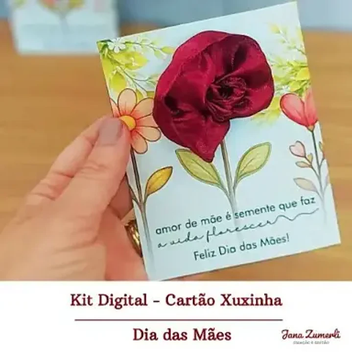 Arquivo de Corte Card Xuxinha Dia das Mães (Leia a Descrição) 1