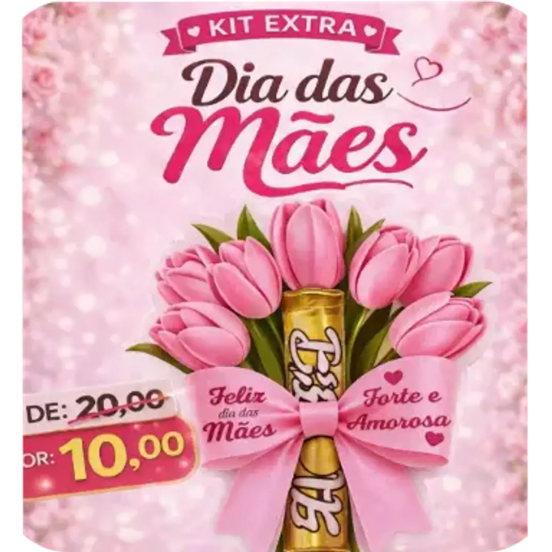 Arquivo de Corte Tag Batom Dia das Mães (Leia a Descrição) 1