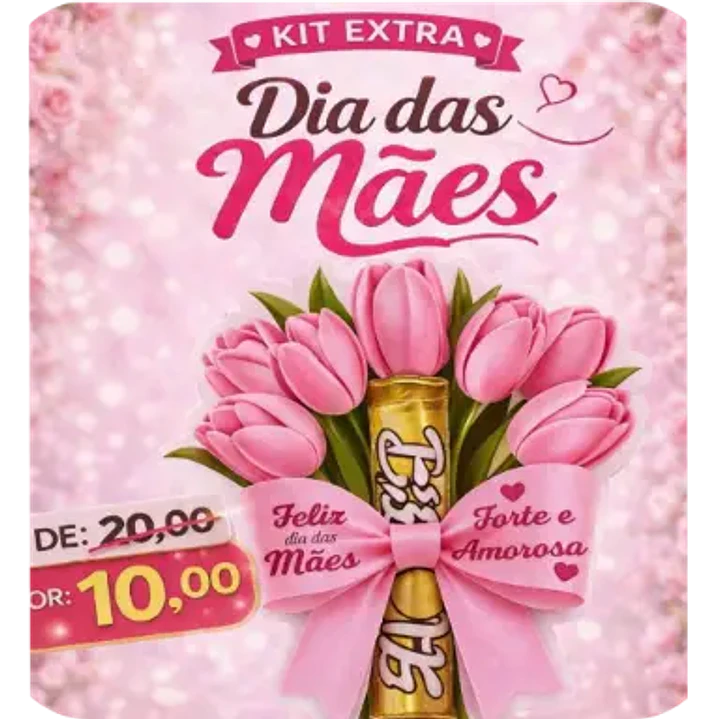Arquivo de Corte Tag Batom Dia das Mães (Leia a Descrição) 1